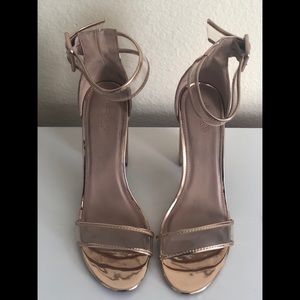 Rose gold heels